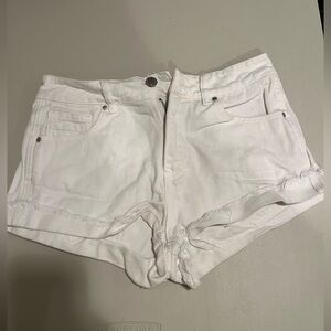 Kendall & Kylie White Denim Shorts
